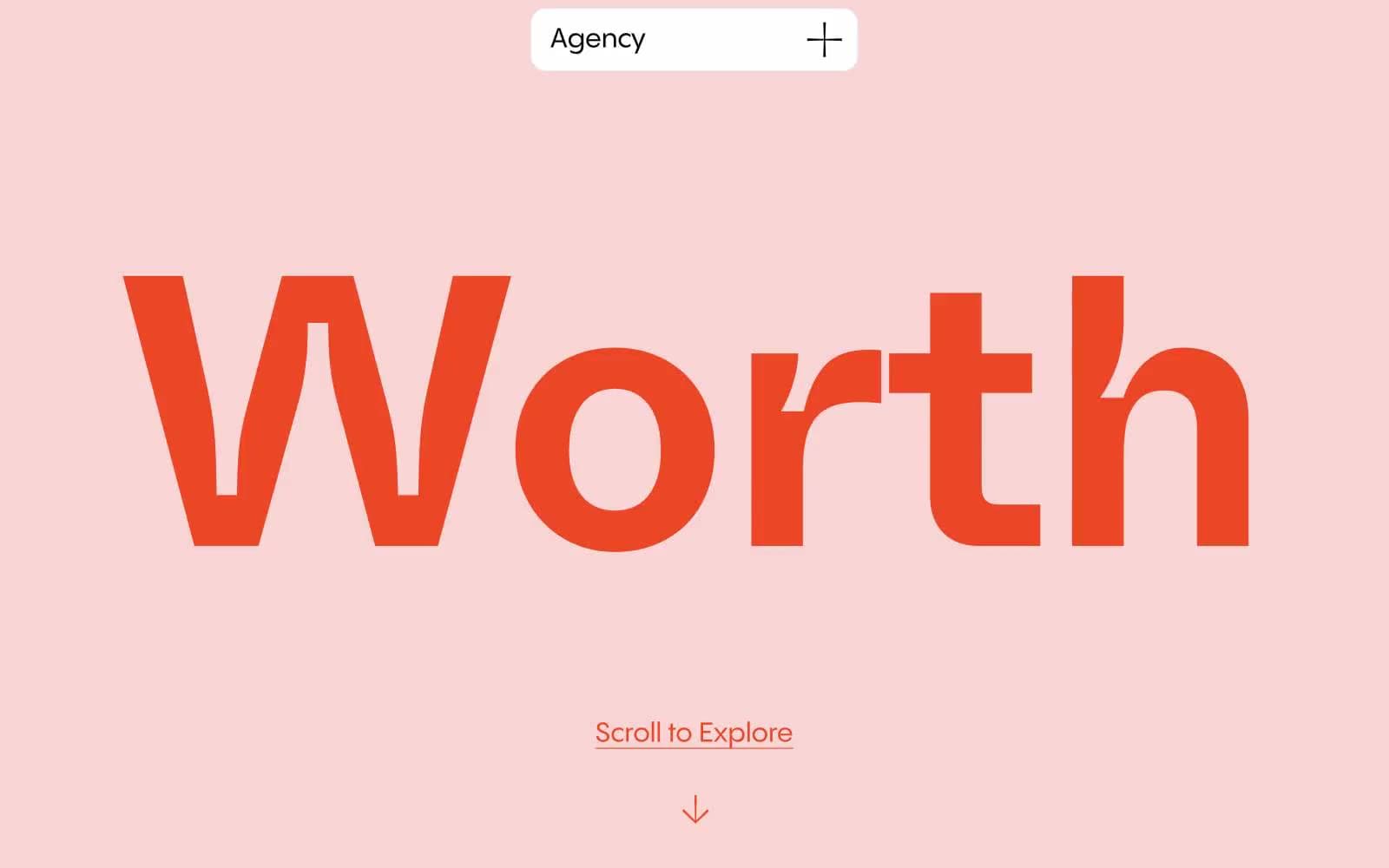 Screenshot of Worth Agency