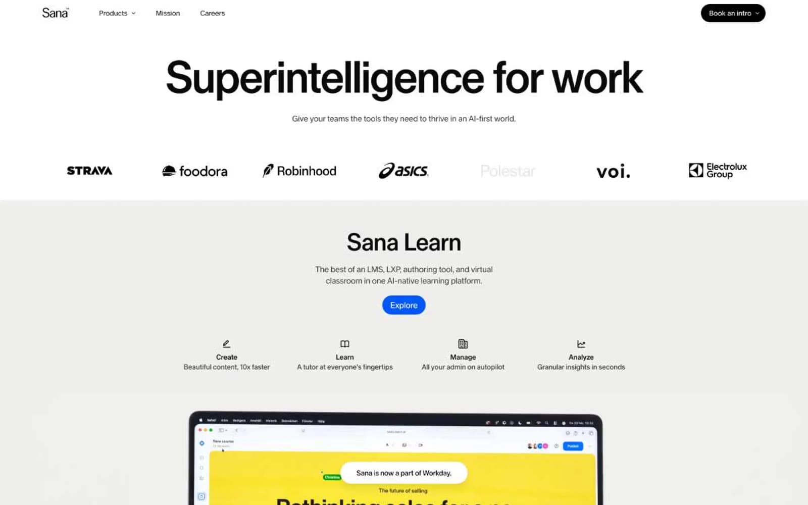 Screenshot of Superintelligence for work