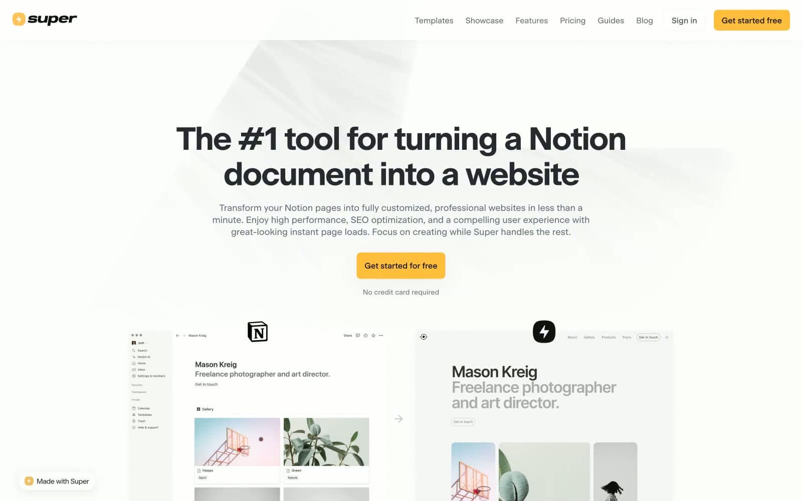 Screenshot of Super