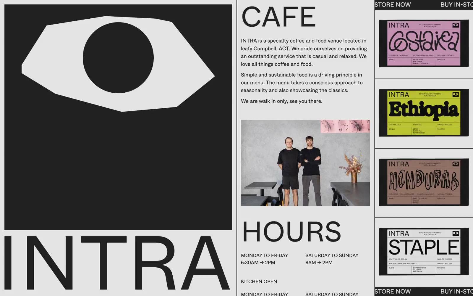 Screenshot of Intra