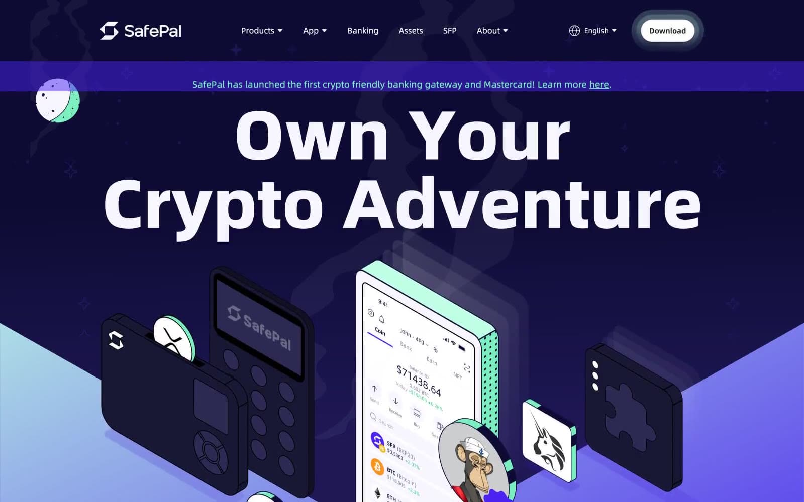 Screenshot of Safepal