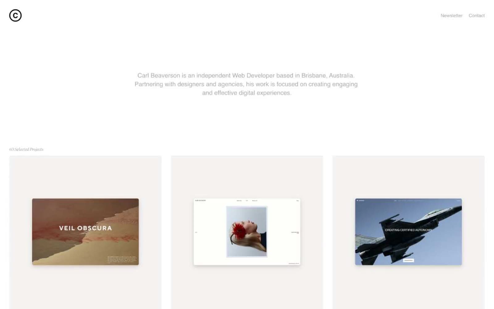 Screenshot of Brisbane Web Developer