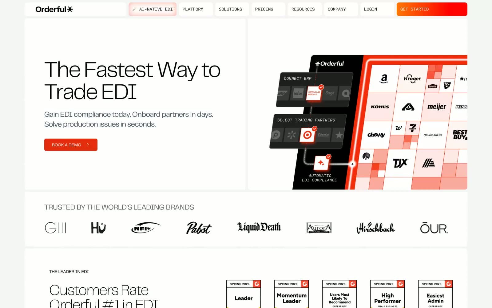 Screenshot of Orderful