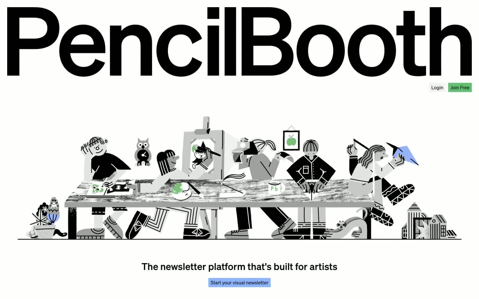 Screenshot of PencilBooth