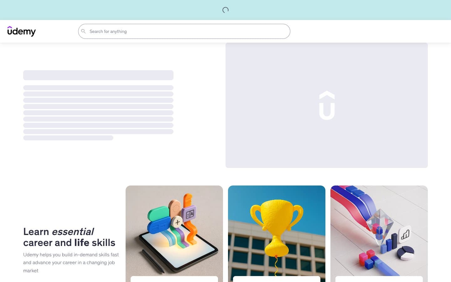 Screenshot of Udemy
