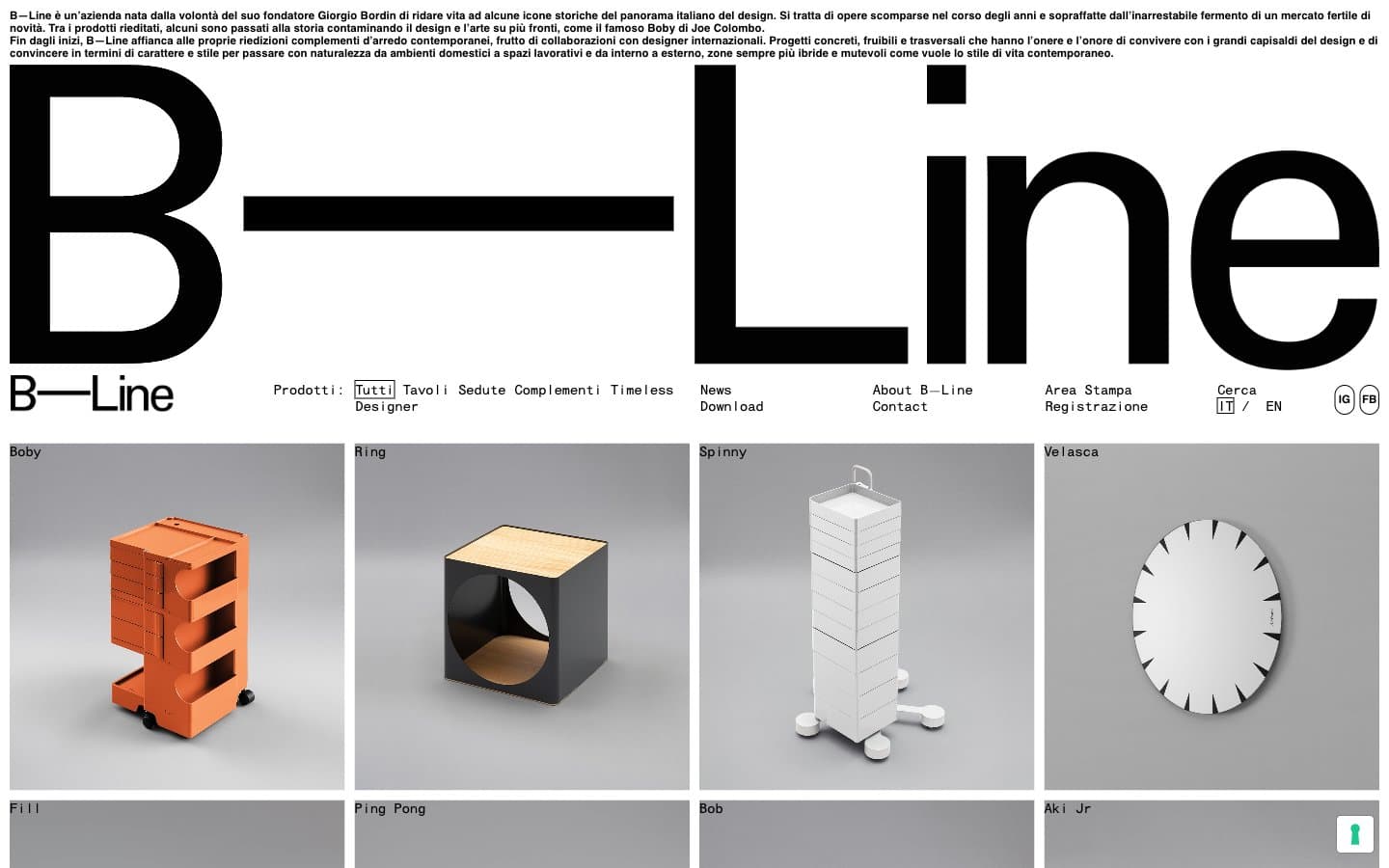 Screenshot of B—Line