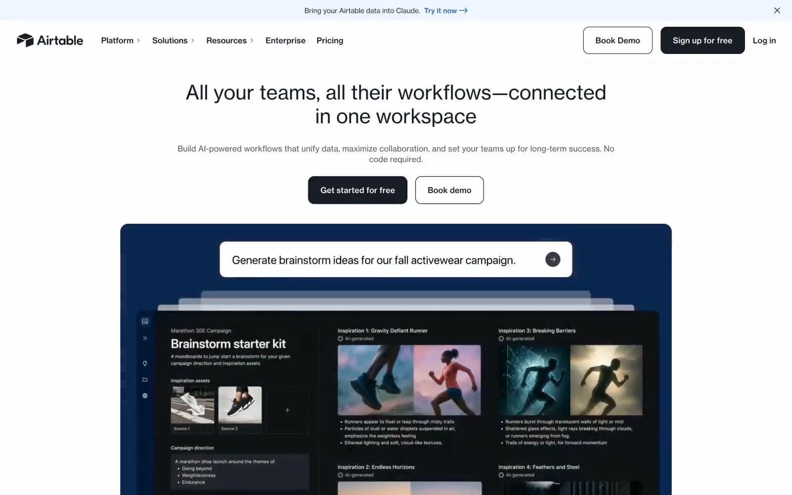 Screenshot of Airtable