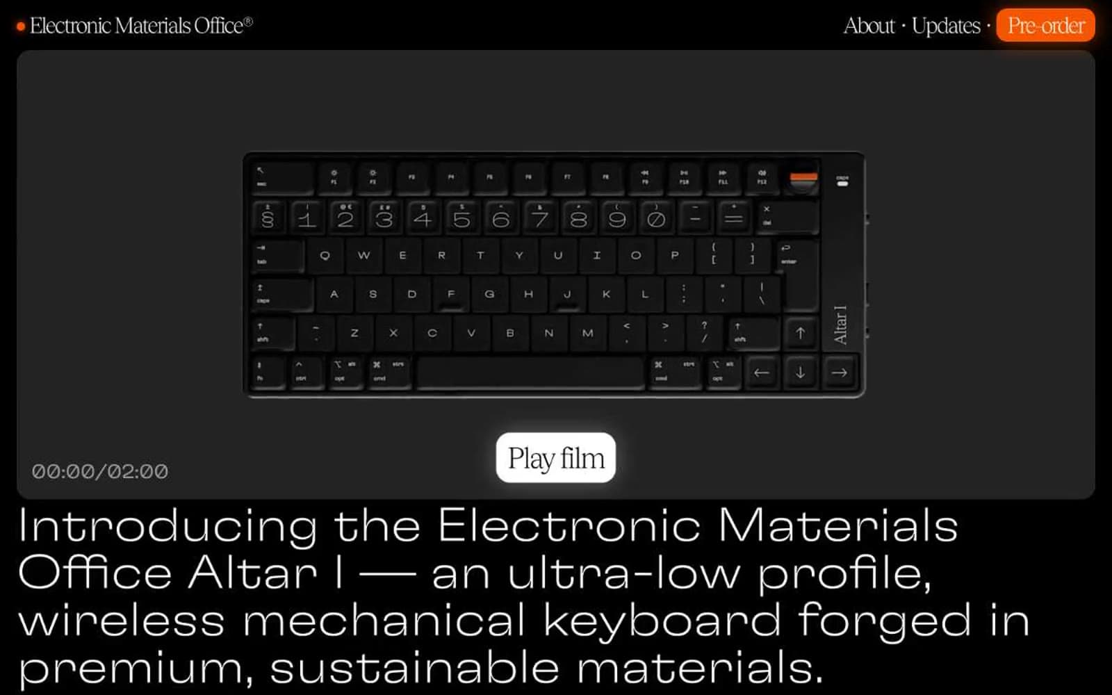 Screenshot of Electronic Materials Office®