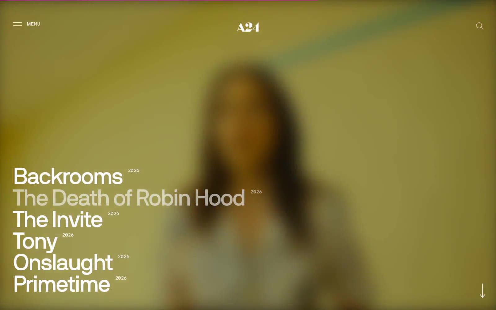 Screenshot of A24