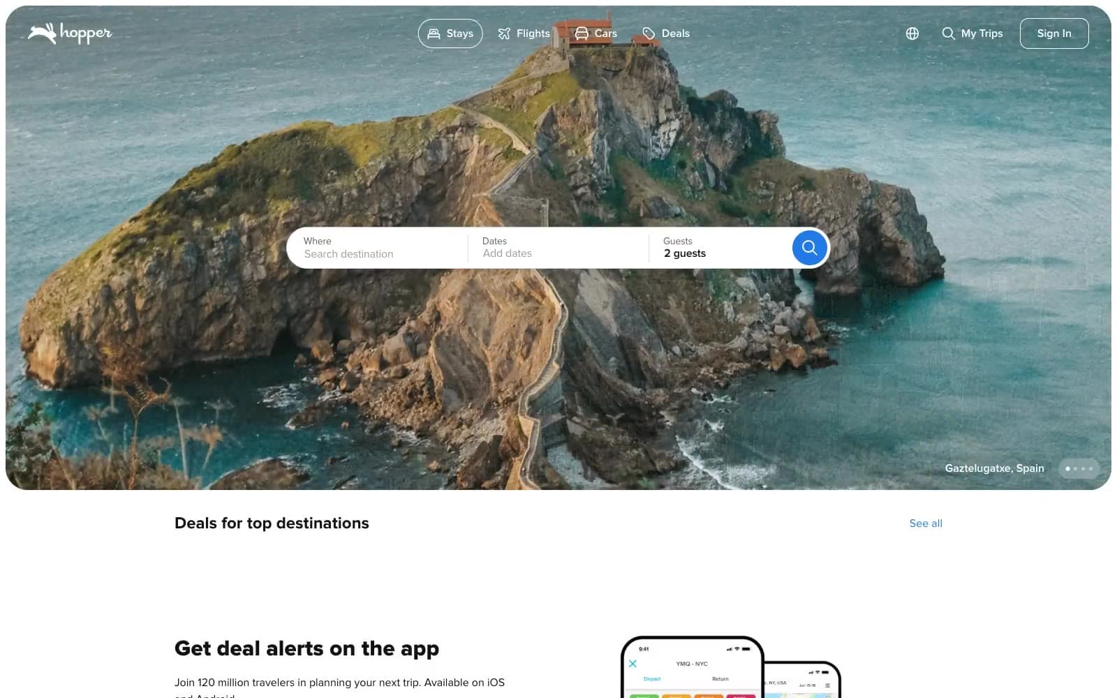 Screenshot of Hopper