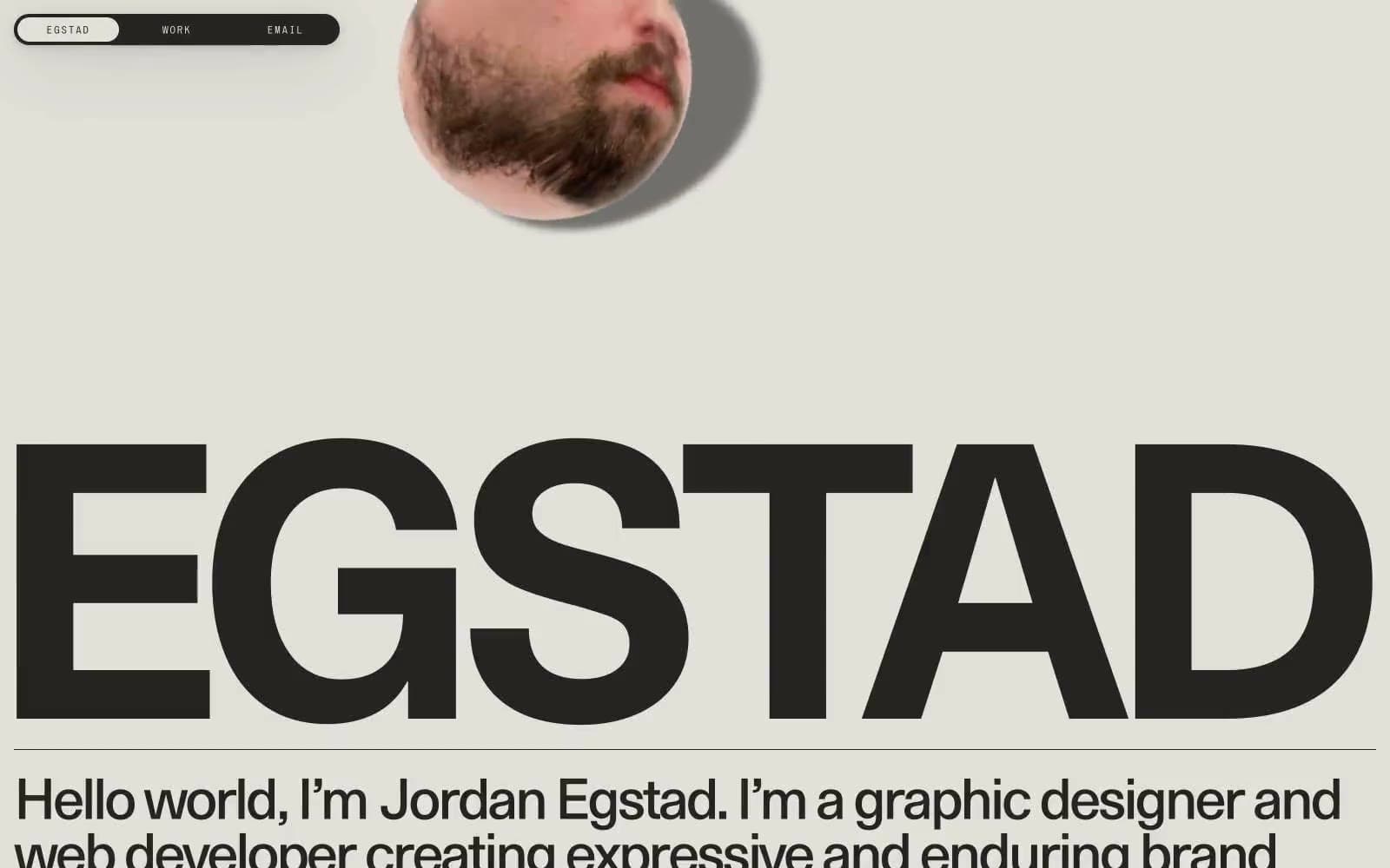 Screenshot of Egstad