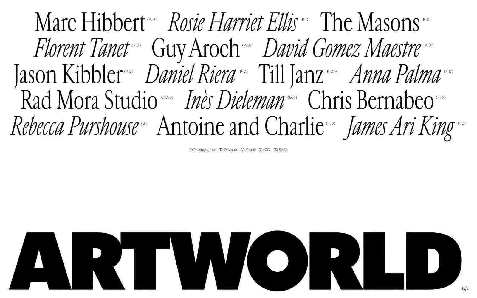 Screenshot of ARTWORLD