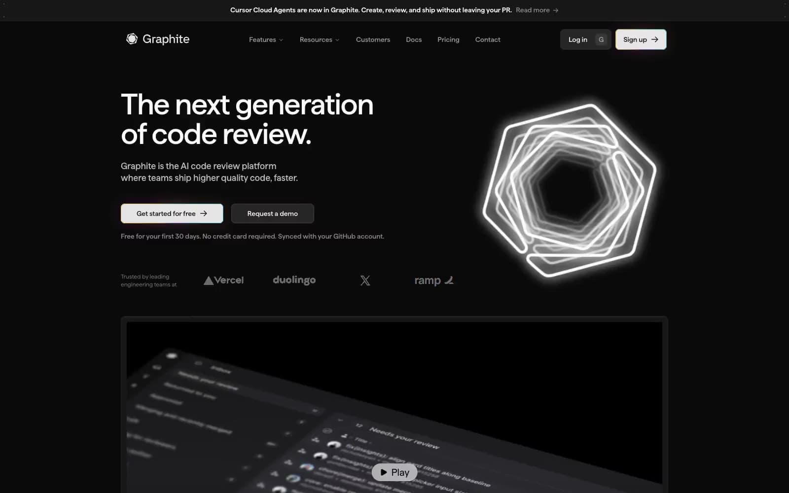 Screenshot of Graphite