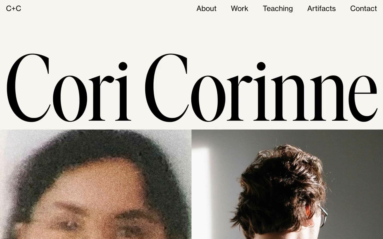 Screenshot of Cori Corinne
