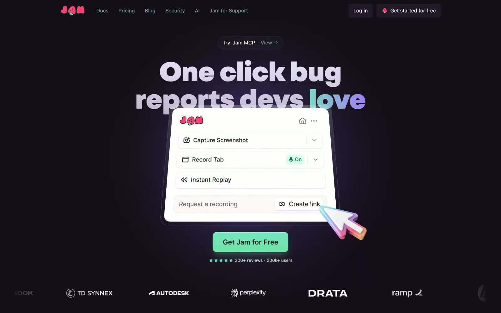 Screenshot of Jam