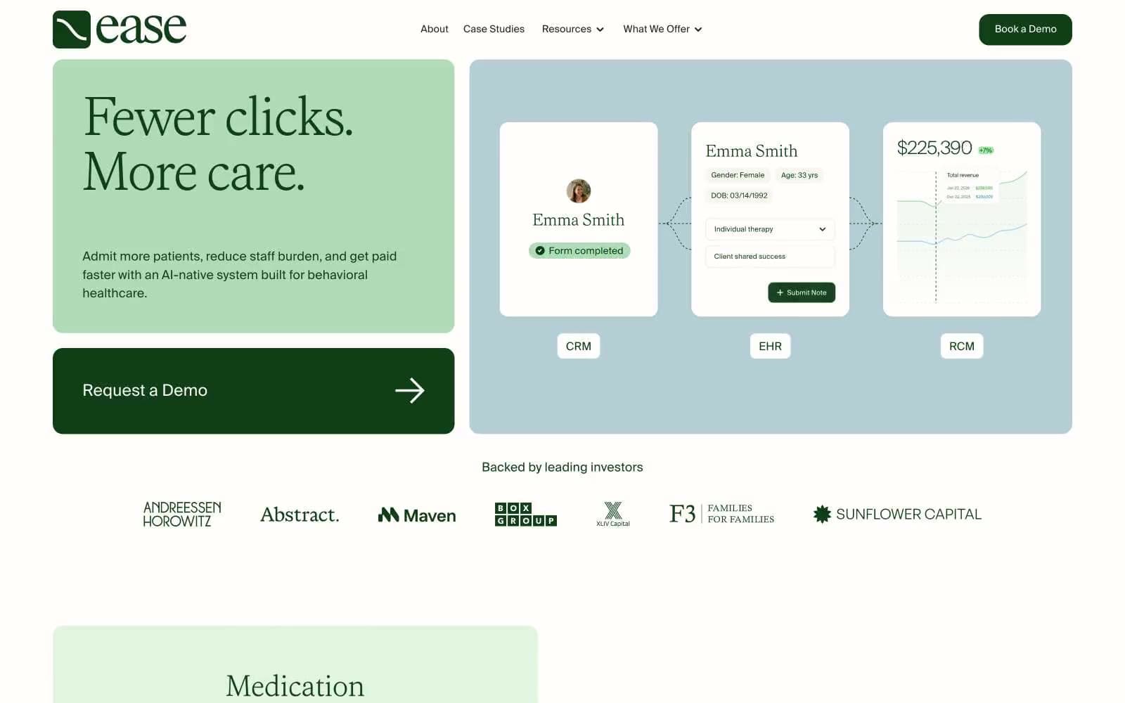 Screenshot of Ease Health