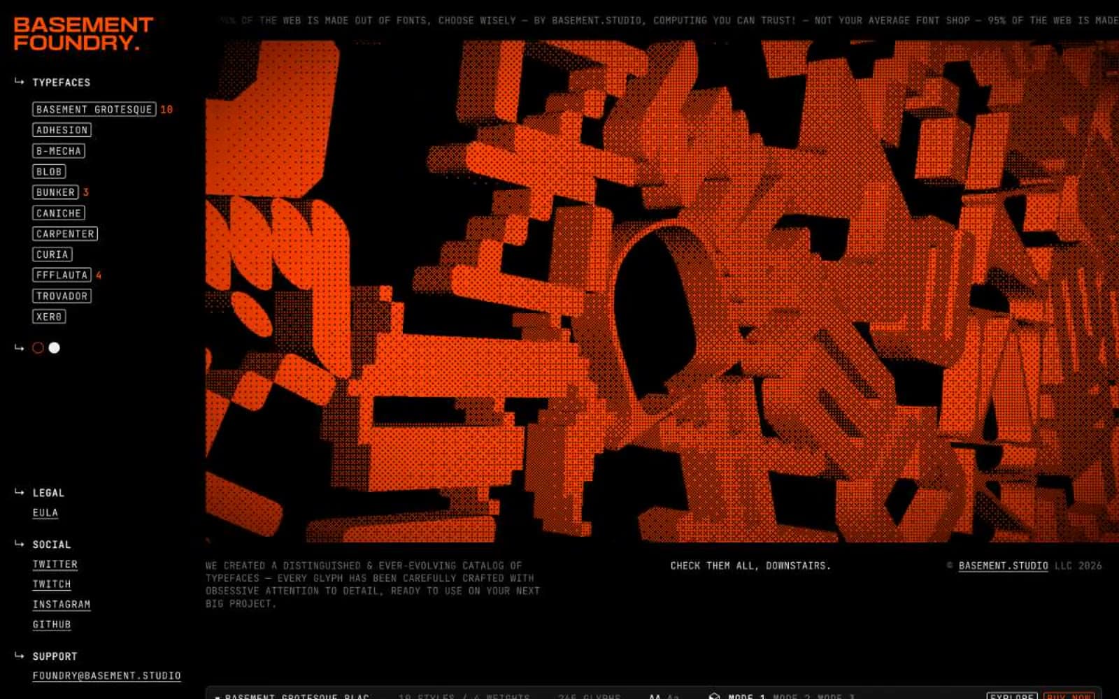 Screenshot of Foundry