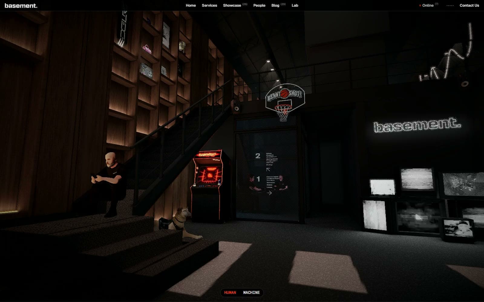 Screenshot of Basement Studio