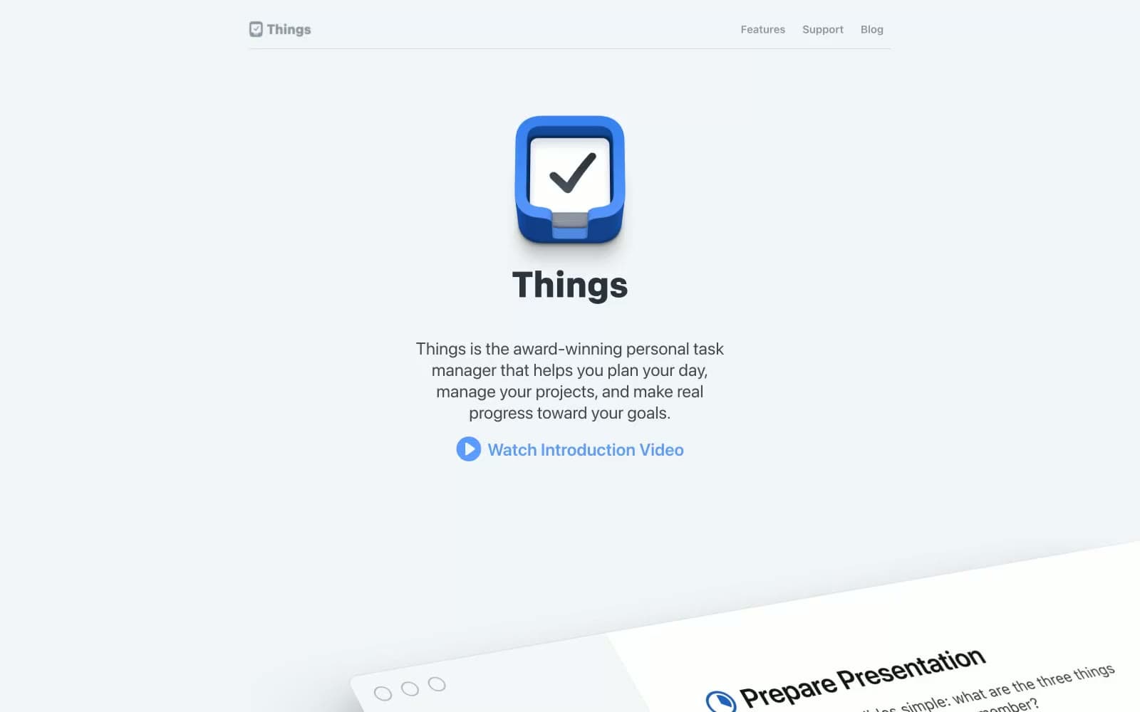 Screenshot of Things