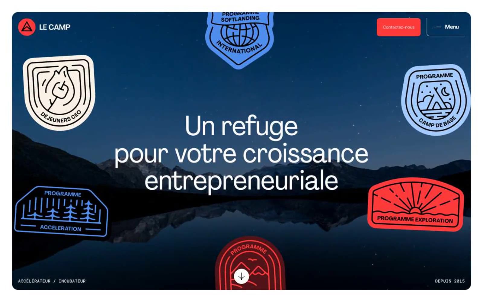 Screenshot of LE CAMP