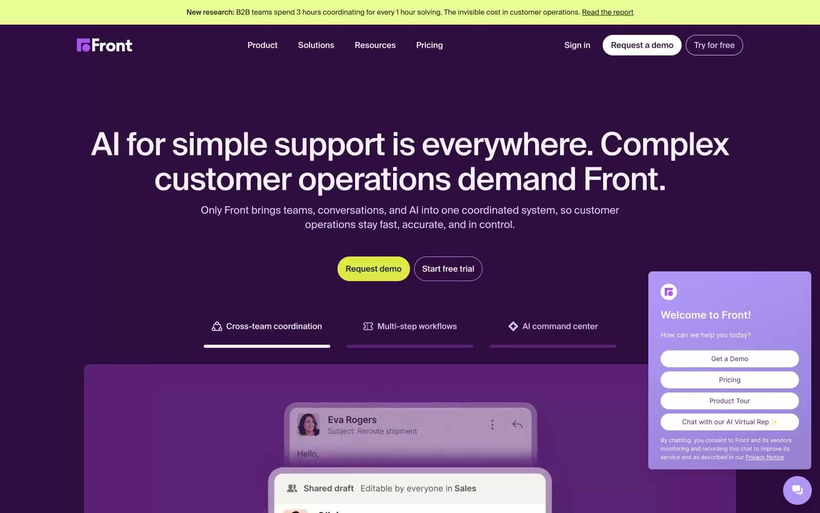 Screenshot of Front