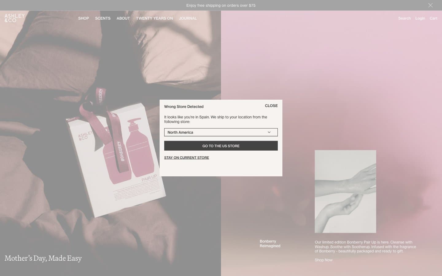 Screenshot of Ashleyandco