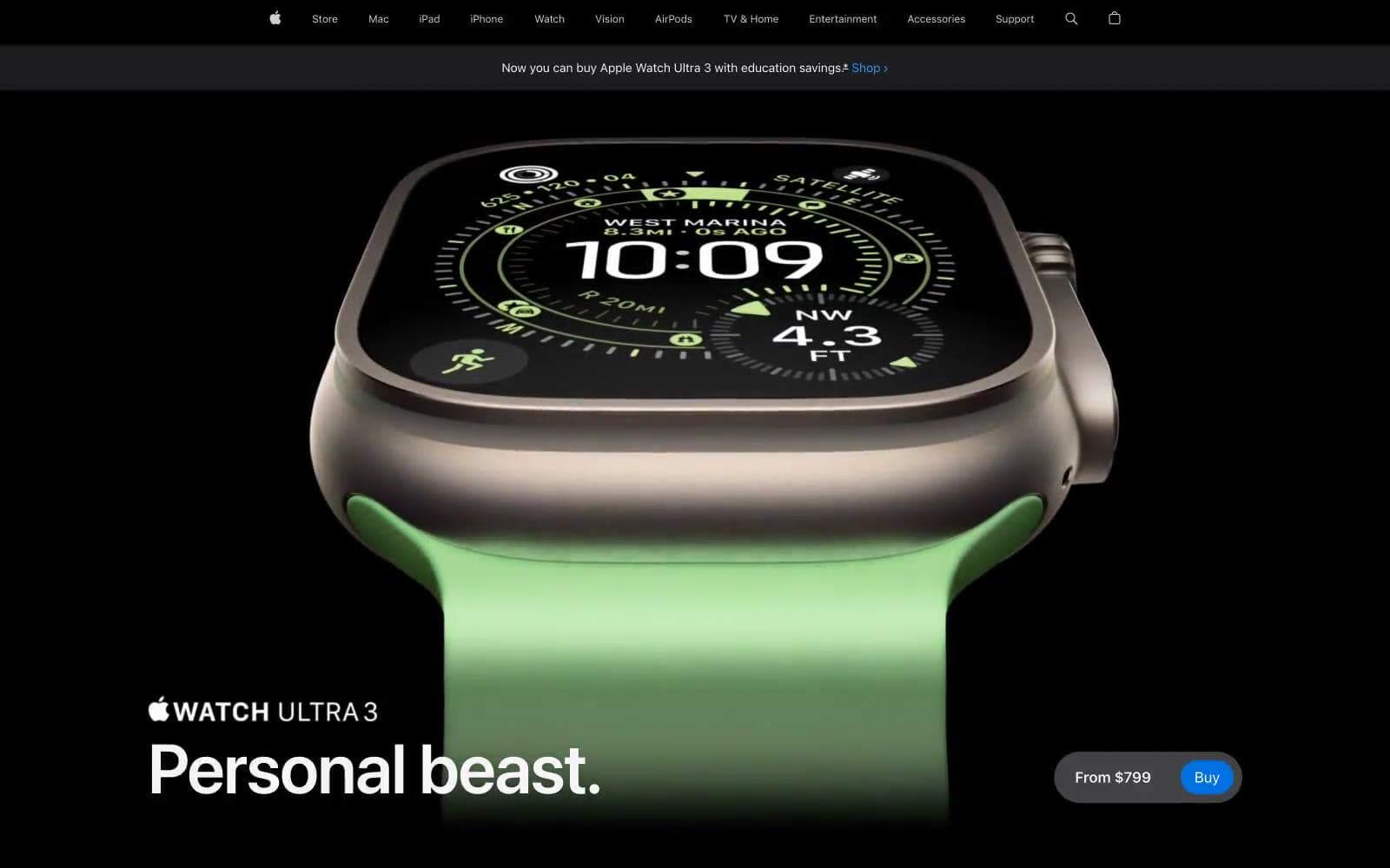 Screenshot of Apple (España)