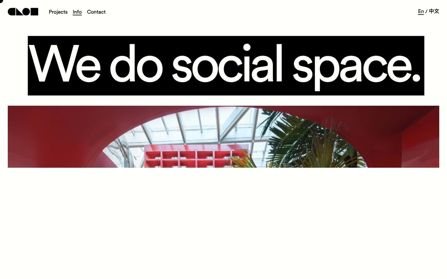 Screenshot of CLOU architects
