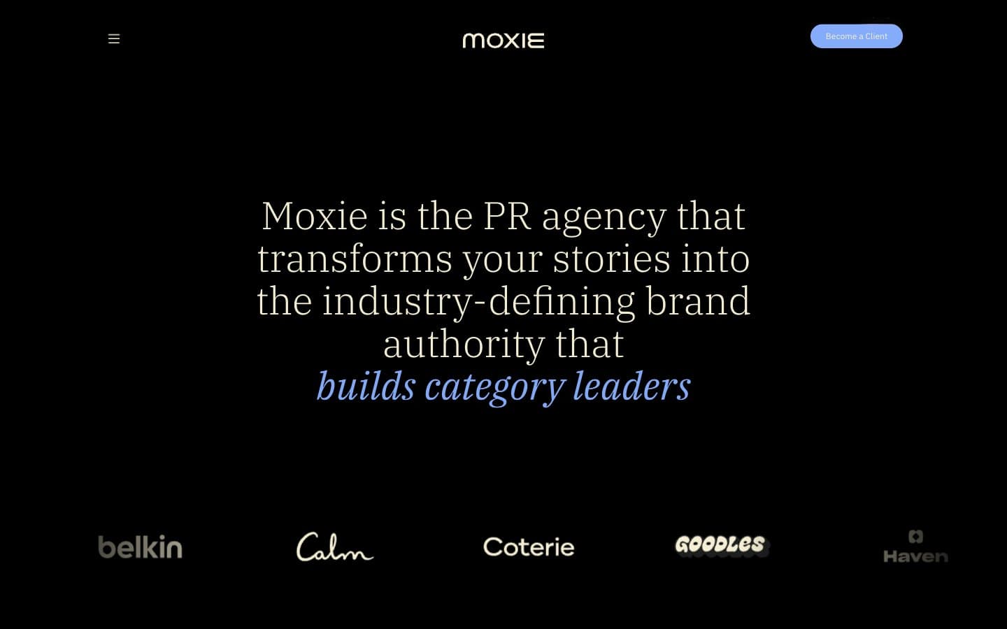 Screenshot of Moxie