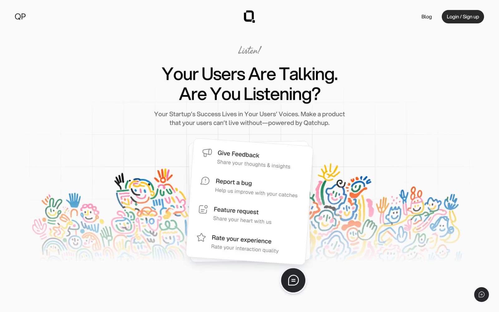 Screenshot of Qatchup