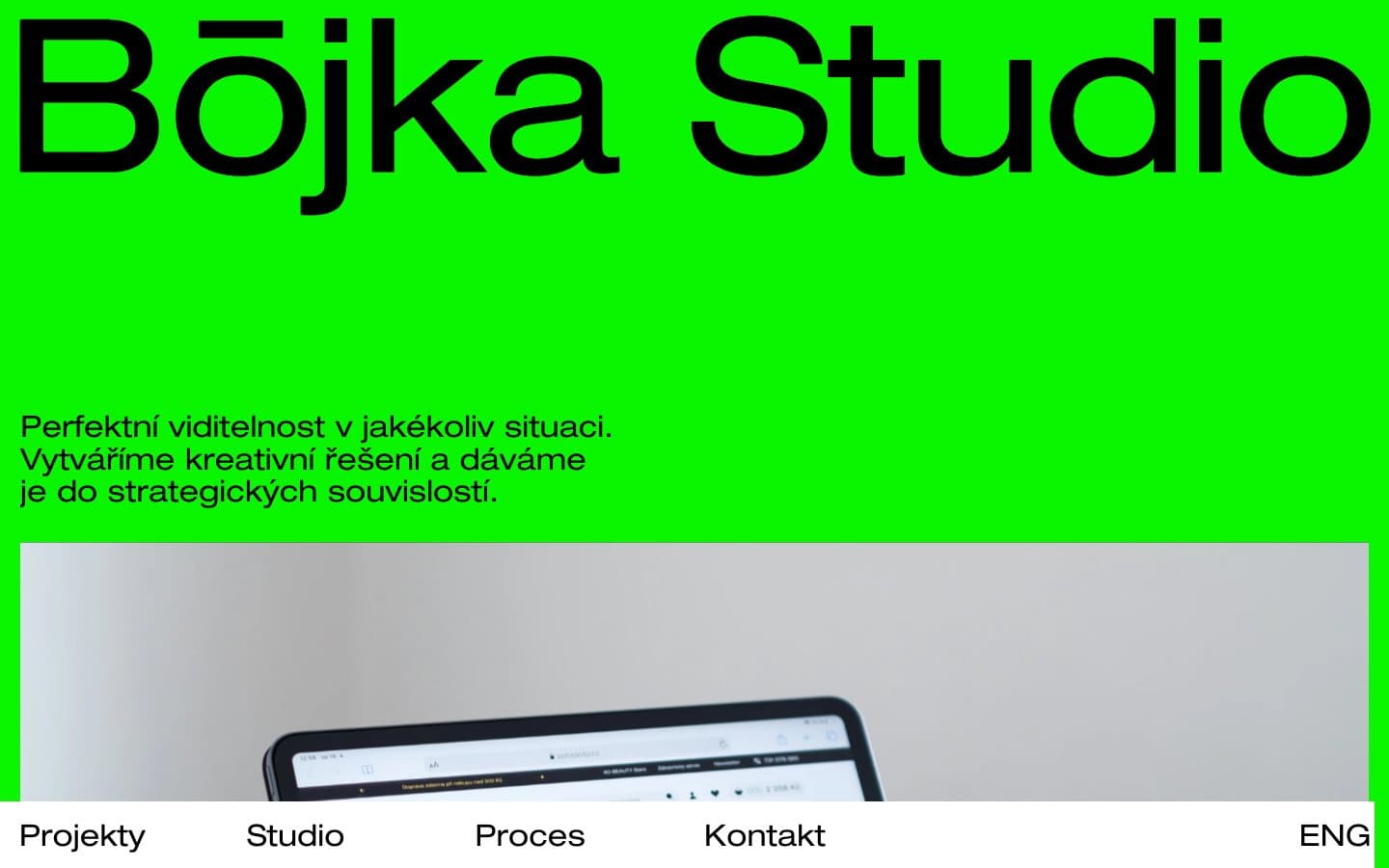Screenshot of Bōjka Studio