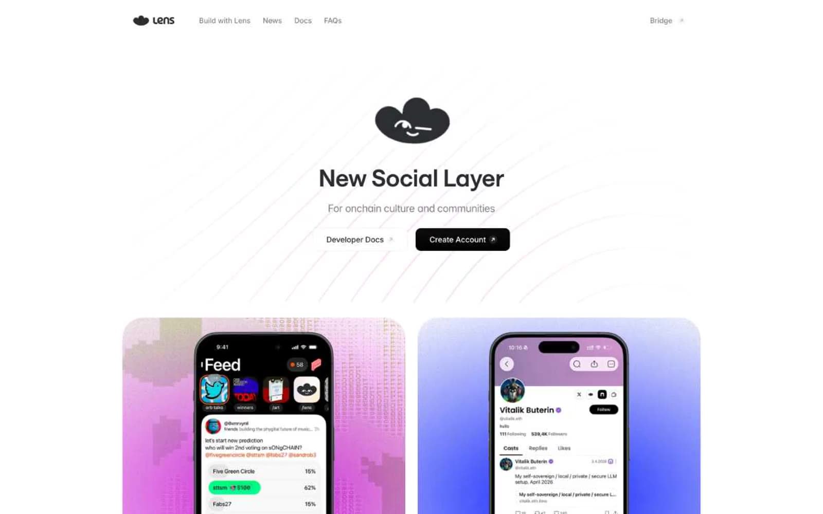 Screenshot of Lens