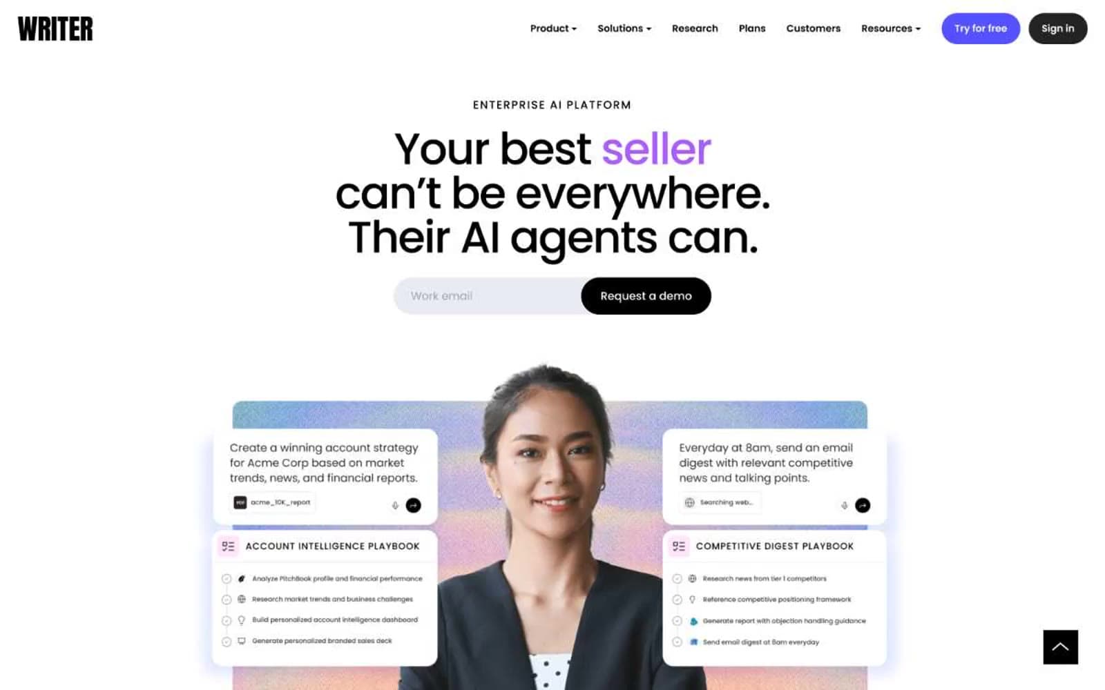 Screenshot of WRITER