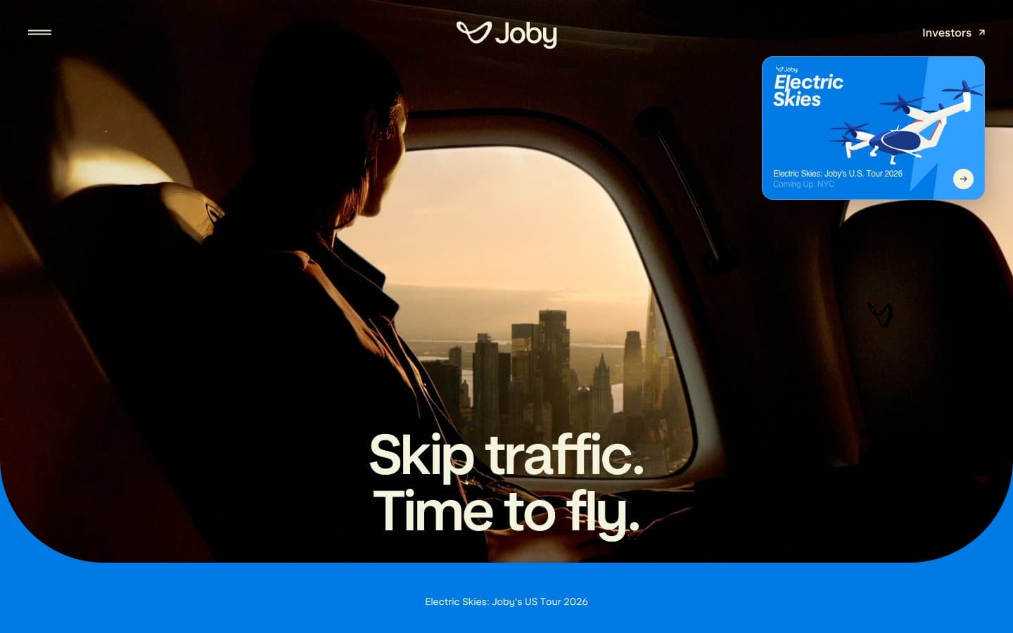 Screenshot of Joby Aviation