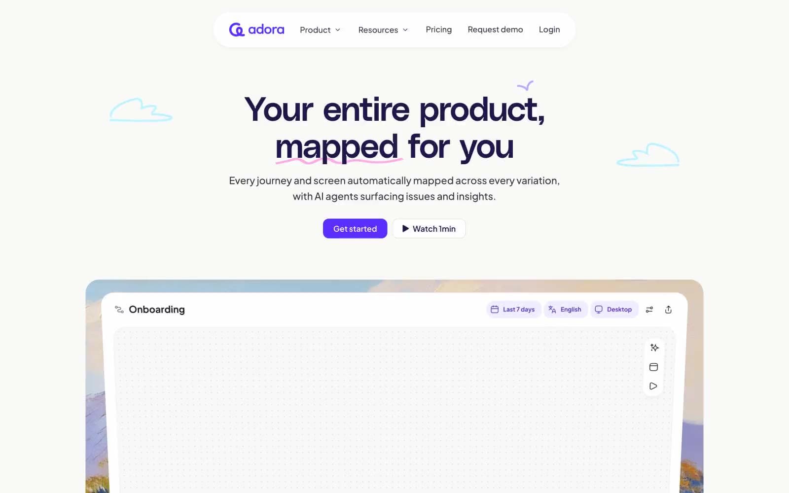 Screenshot of Adora