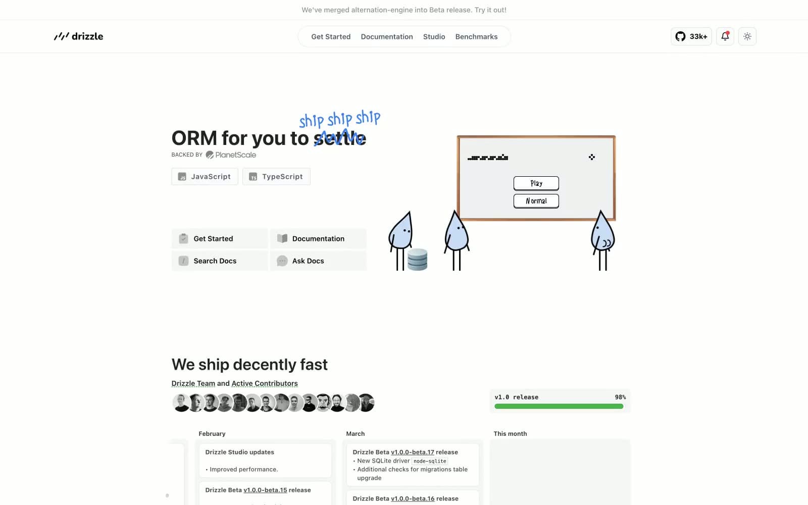 Screenshot of Drizzle ORM