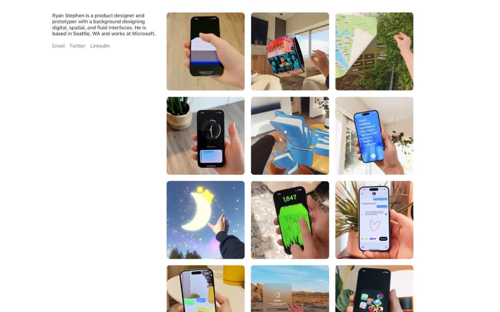 Screenshot of Ryan Stephen