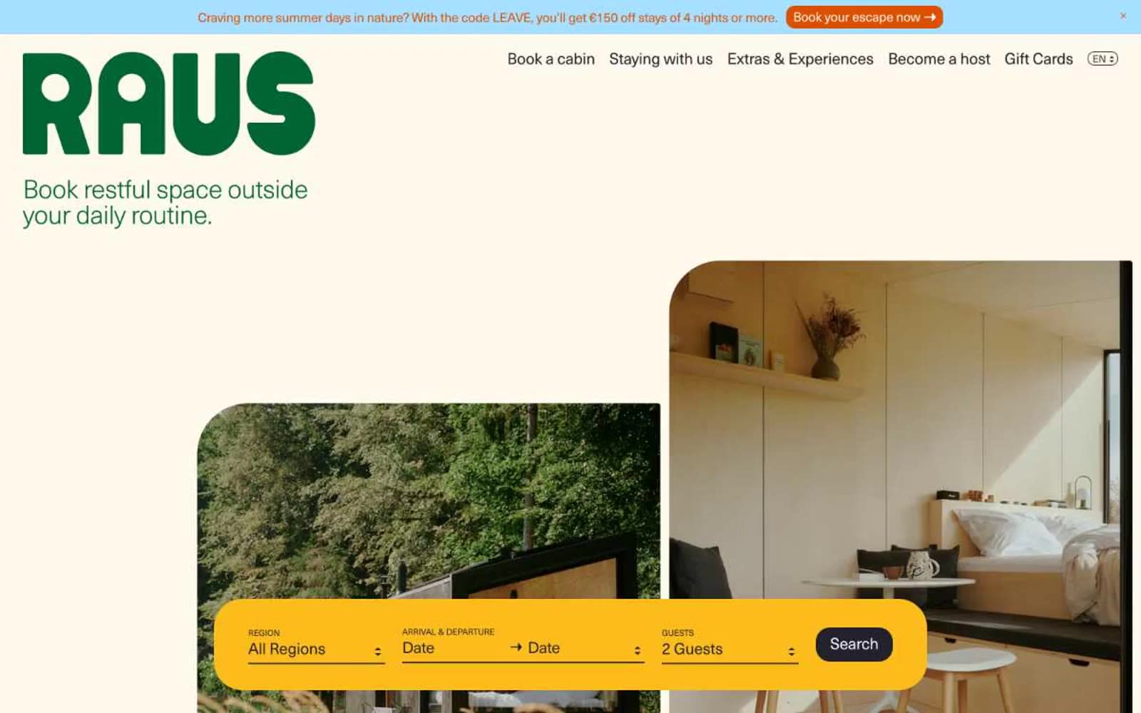 Screenshot of Raus