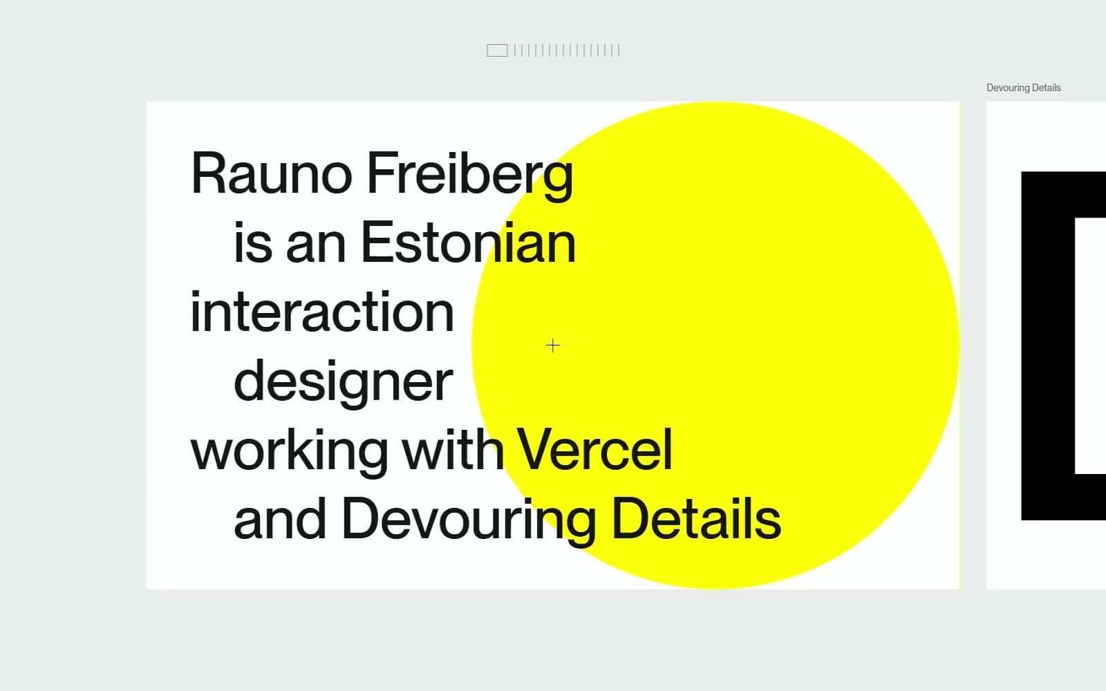 Screenshot of Rauno Freiberg