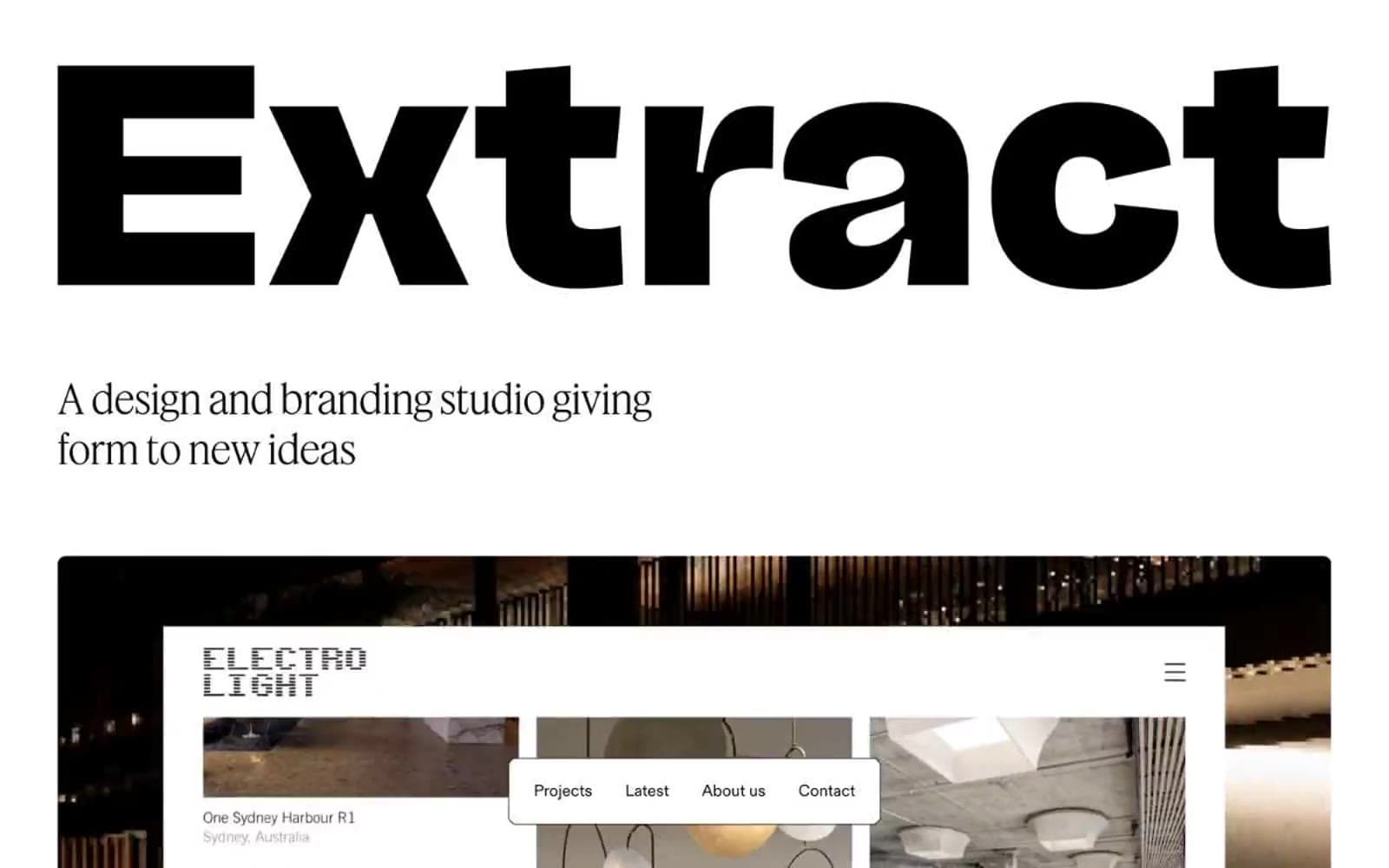 Screenshot of Extract