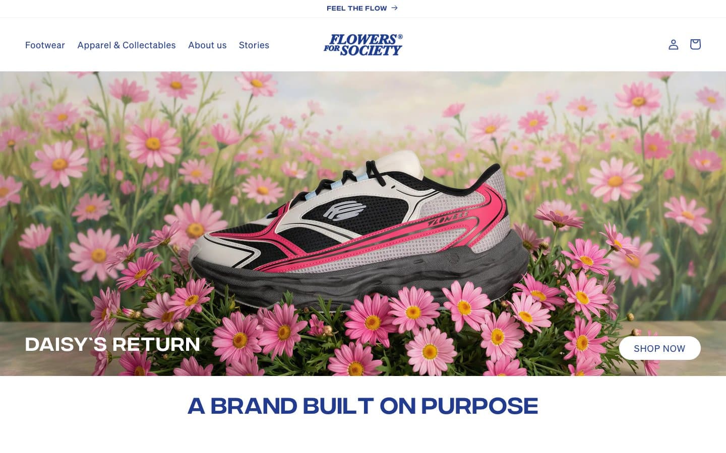 Screenshot of Flowers For Society