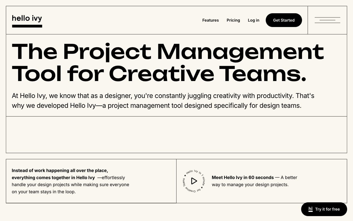 Screenshot of Helloivy