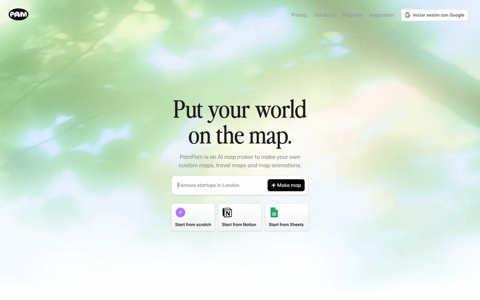 Screenshot of pampam.city