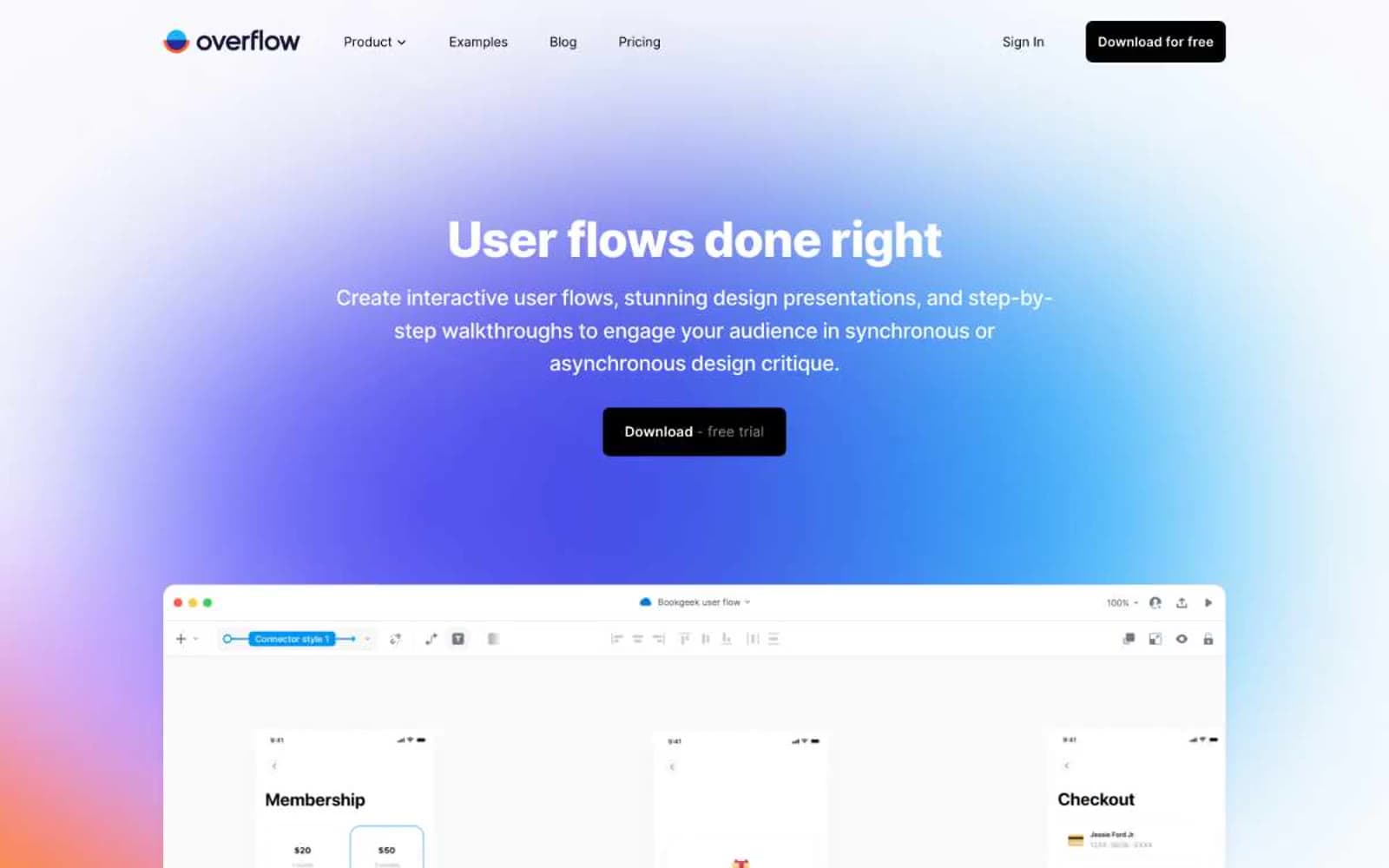 Screenshot of Overflow