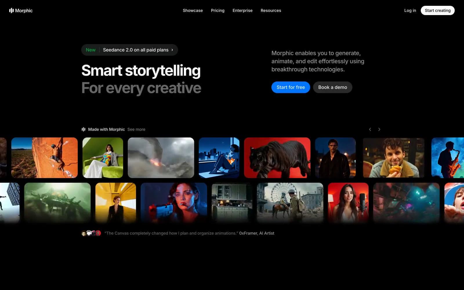 Screenshot of Morphic