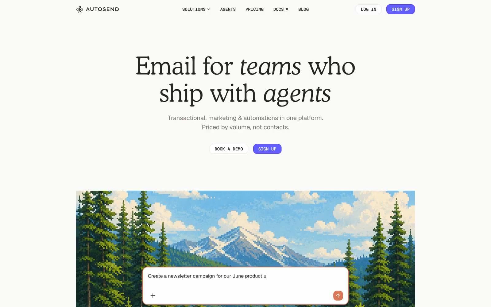 Screenshot of AutoSend